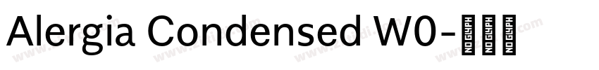 Alergia Condensed W0字体转换